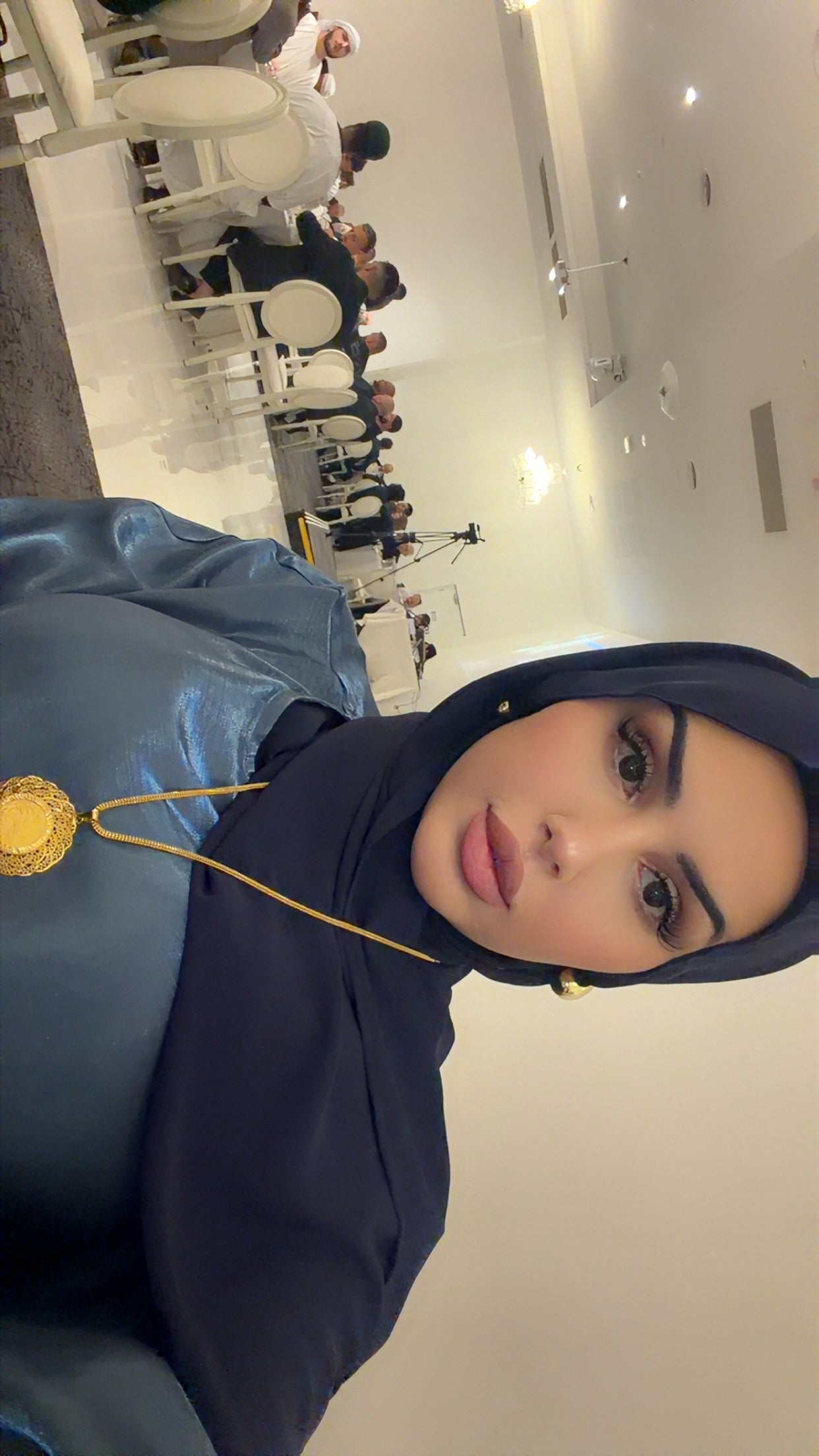 Dubai Blue Abaya