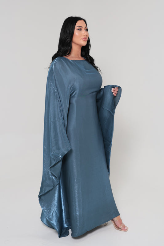 Dubai Duo Blue Abaya