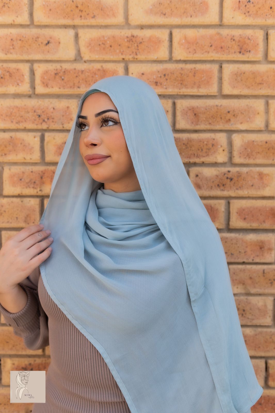 Sky Blue Rayon Set