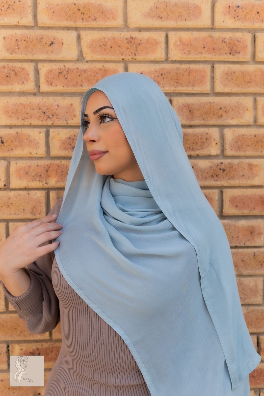 Sky Blue Rayon Set