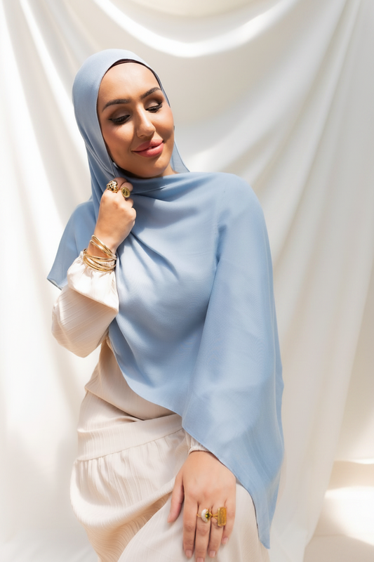 Sky blue Bamboo Modal