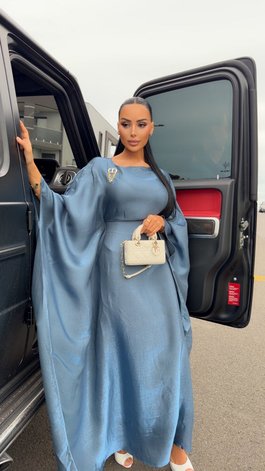 Dubai Blue Abaya