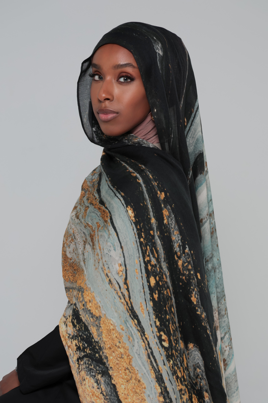 Dead Sea Printed Modal Hijab