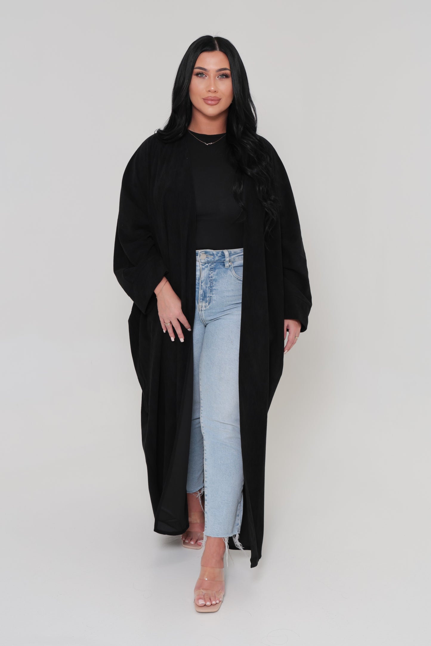 Open Cord Abaya