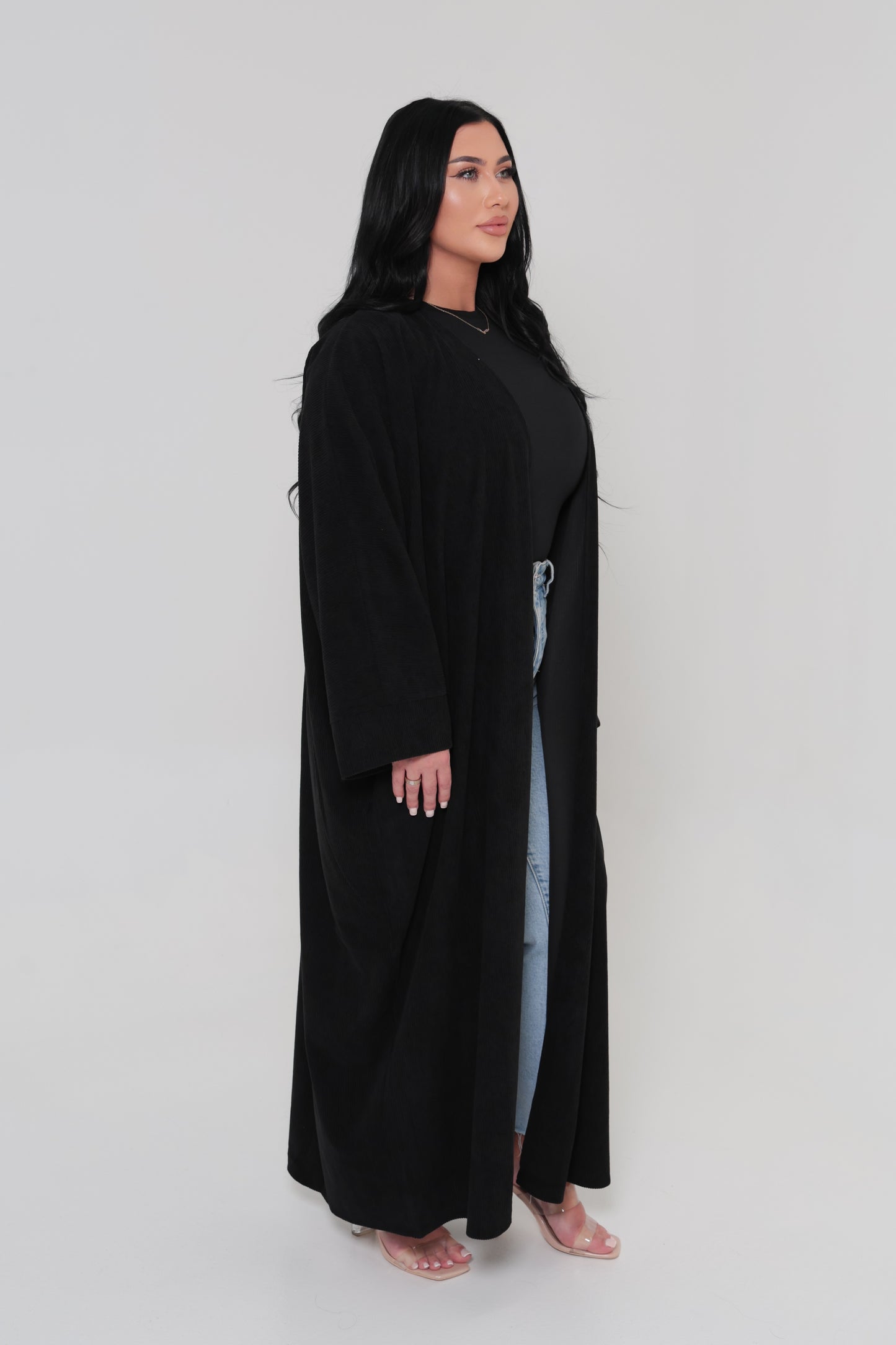 Open Cord Abaya